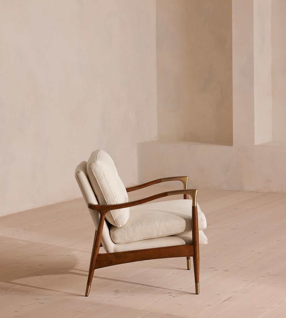 Theodore Armchair - Linen - Natural  - Images - Image 7