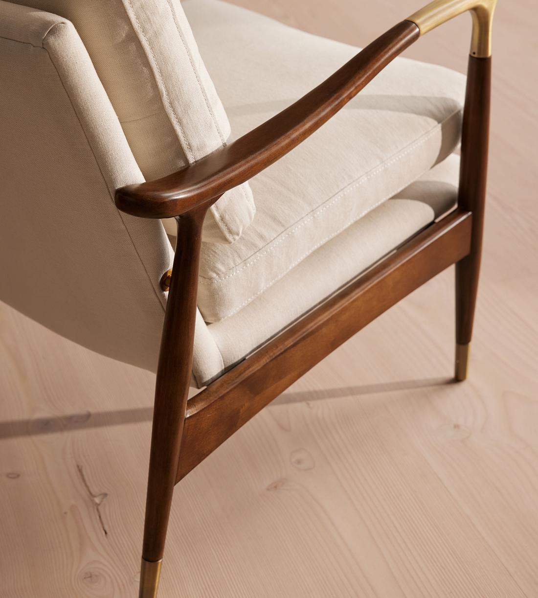 Theodore Armchair - Linen - Natural  - Images - Image 11