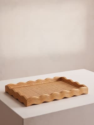 Pangbourne Rattan Tray - Hover Image