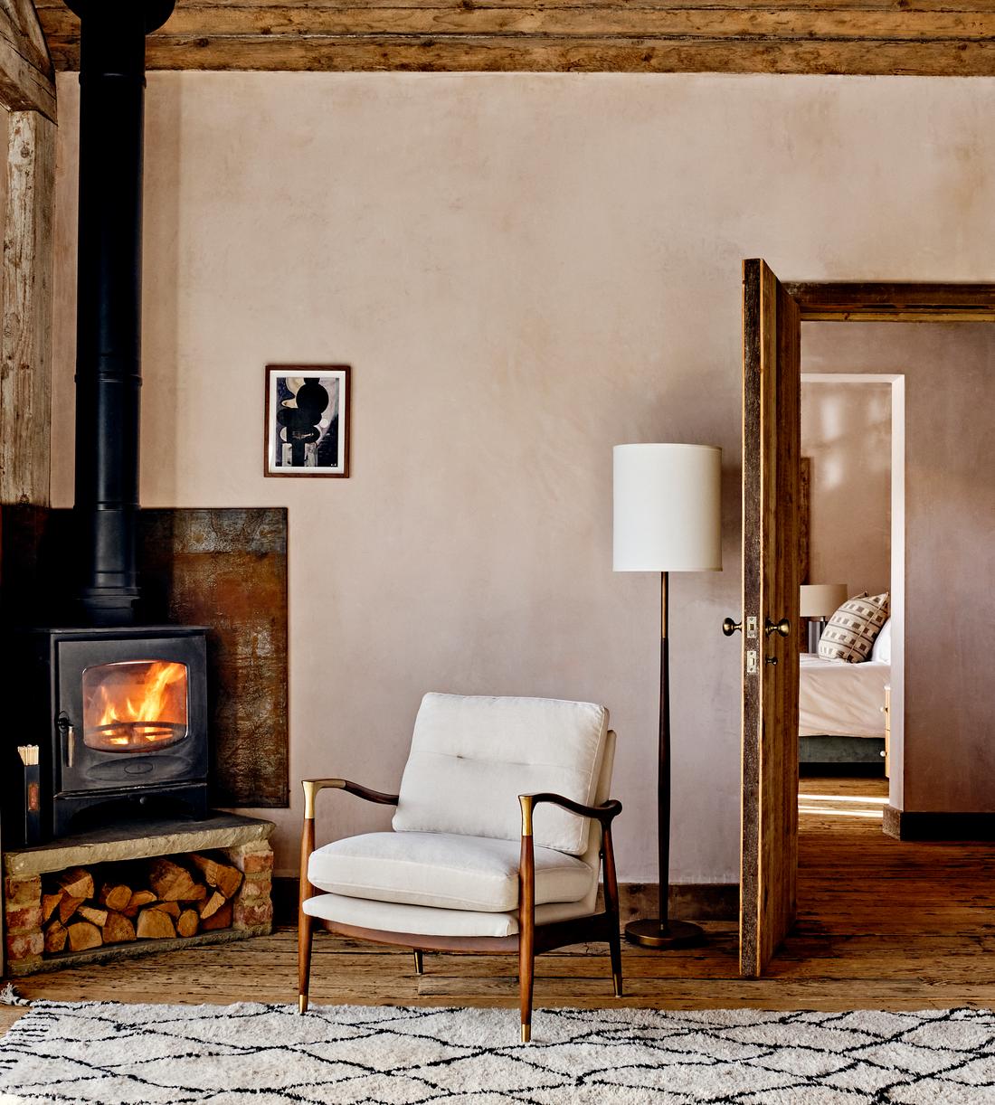 Theodore Armchair - Linen - Natural  - Lifestyle - Image 5