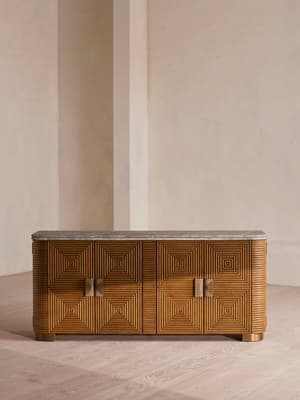 Kingsley Sideboard - Grey Emperador Marble - Hover Image