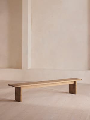 Calne Bench - Light Oak - 240 cm - Listing Image