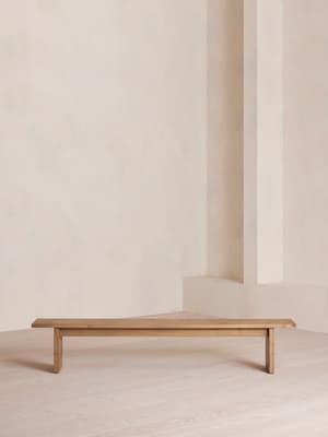 Calne Bench - Light Oak - 240 cm - Hover Image
