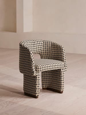 Morrell Outdoor Dining Chair - Geometric - Monochrome - Listing Image