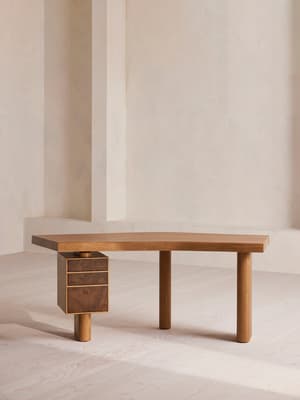 Arranmore Desk - Walnut Burl - Listing Image