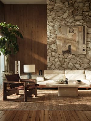 Truro Modular Sofa - Three Seater - Textured Linen - Hover Image
