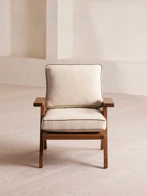 Lia Low Dining Chair - Natural - Hover Image