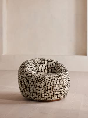 Garret Outdoor Armchair - Geometric - Monochrome - Listing Image