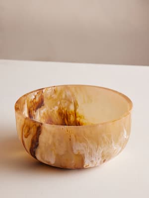Miller Resin Salad Bowl - Brown - Listing Image