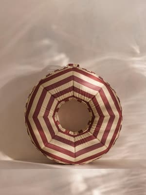 House Stripe Rubber Ring - Oliver James Lilos - Burgundy - Listing Image