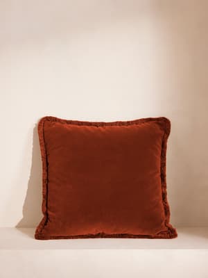 Margeaux Square Cushion - Rust - Listing Image