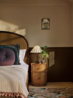 Pietro Bedside Table - Michelangelo Marble - Listing Image