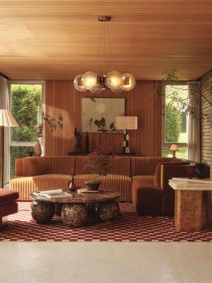 Hamish Modular Sofa - Corner Sofa - Velvet - Mustard - Listing Image