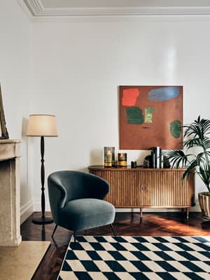 Nora Tambour Sideboard - Black Marquina Marble - Listing Image