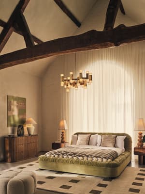 Vara Bed - Emperor - Velvet Lichen - Hover Image