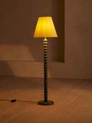 Greyson Floor Lamp - High Gloss Lacquer - Olive - Hover Image