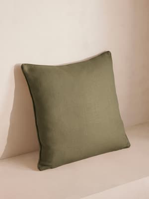 Vinnie Square Cushion - Sage - Hover Image