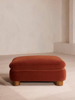 Vivienne Ottoman - Velvet Rust - Listing Image