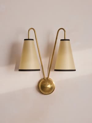 Clarke Wall Light - Antiqued Brass - Listing Image