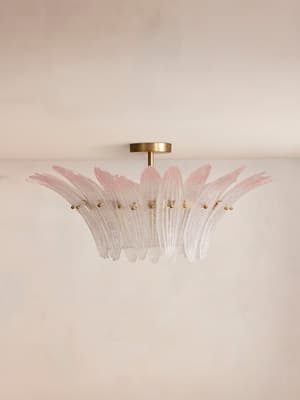 Treviso Semi-Flush - Pink - Listing Image