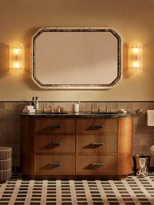 Witley Double Vanity Unit - Napoli Green Marble - Listing Image