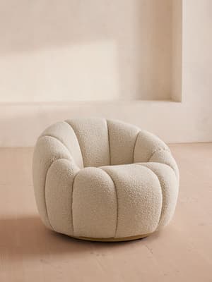 Garret Armchair - Boucle - Natural - Listing Image
