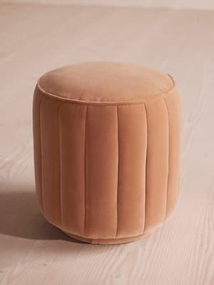 Romi Footstool - Velvet - Antique Rose - Listing Image