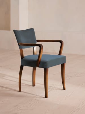 Molina Armchair - Velvet - Grey Blue - Listing Image