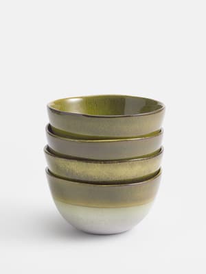 Nero Cereal Bowl - Green - Set of Four - Hover Image