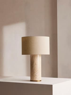 Remi Stone Table Lamp - Large - Listing Image