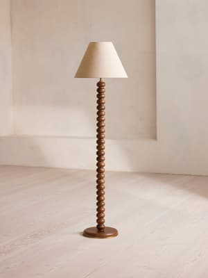 Greyson Floor Lamp - Oak - Tall - Listing Image