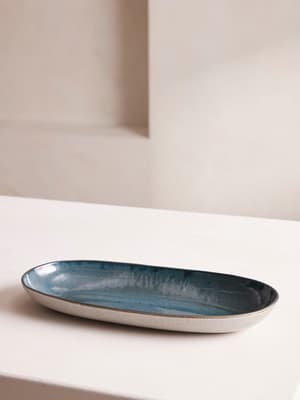 Nero Serving Platter - Blue - Hover Image