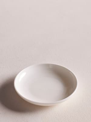 House Butter Dish - Bone China - White - Hover Image