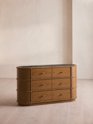 Pietro Six Drawer - Michelangelo Marble - Hover Image