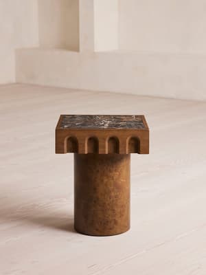 Hiro Side Table - Michelangelo Marble - Listing Image