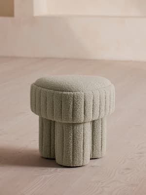 Rhea Footstool - Boucle - Pistachio - Listing Image
