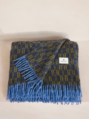 Claudius Throw - Blue - Hover Image