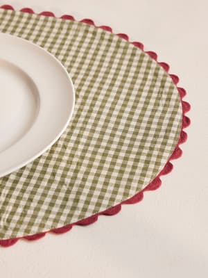 Munro Checked Placemat - Set of Four - Listing Image