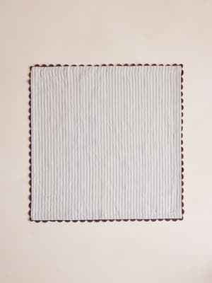 Blythe Striped Napkin - Blue - Set of Four - Listing Image