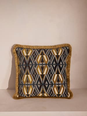 Aspen Square Cushion - Ochre - Listing Image