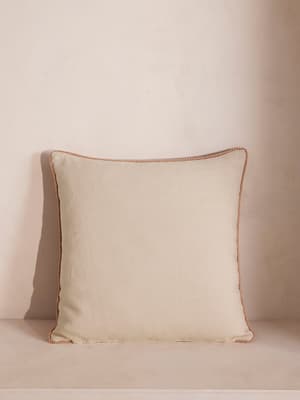 Darcy Square Cushion - Velvet - Antique Rose - Hover Image
