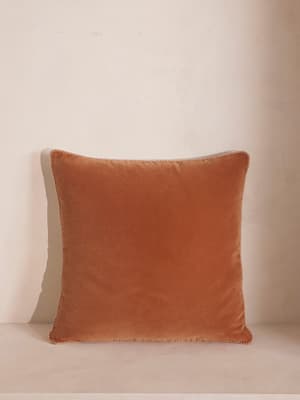 Darcy Square Cushion - Velvet - Antique Rose - Listing Image
