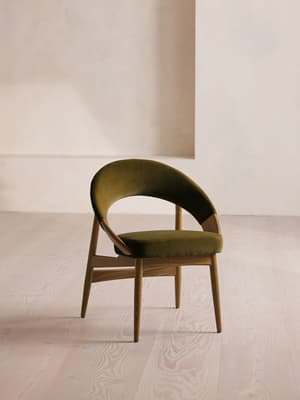 Lachlan Dining Chair - Velvet - Olive - Listing Image