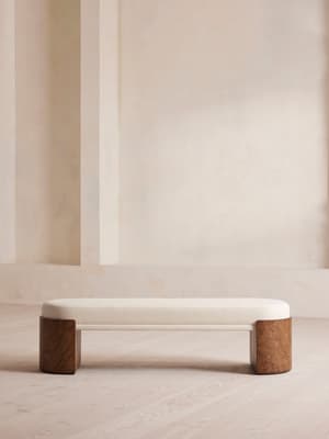 Lukas Bench - Linen - Bisque - Hover Image