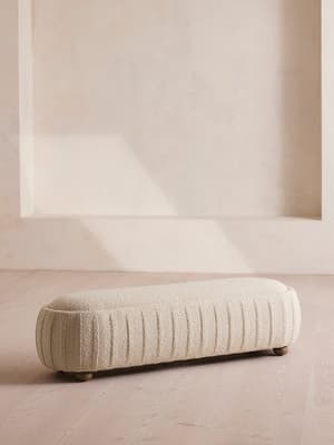 Vivienne Bench - Natural Boucle - Listing Image