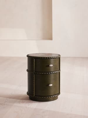 Pietro Bedside Table - Brazilian Quartzite - Hover Image