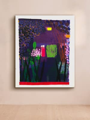 'Dark Purple Garden' by Bruce McLean - Listing Image