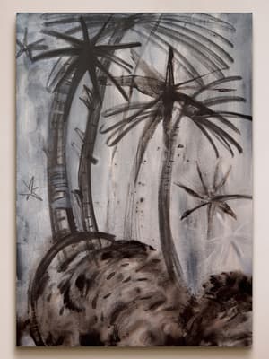'Midnight Palms' by Yana Medow - Hover Image