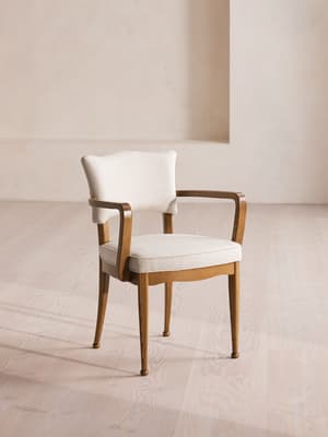 Charleston Dining Chair with Arms - Linen - Natural - Listing Image