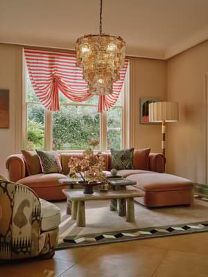 Rava Modular Sofa - Corner Sofa - Velvet - Antique Rose - Listing Image